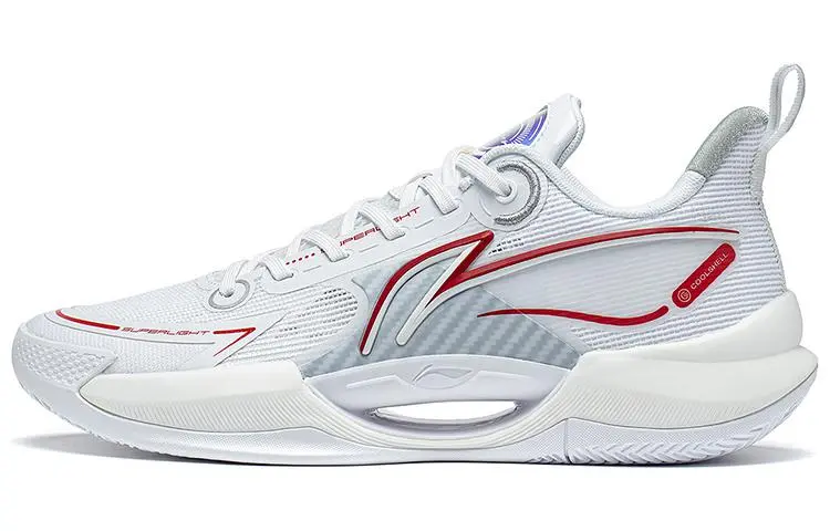 Li Ning Super Light V2 Cushioning Slip Resistant Abrasion Resistant Breathable Support Rebound Low top Basketball Shoes