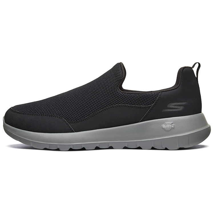 Мужские слипоны Skechers Skechers GO WALK Max (черно-серые)