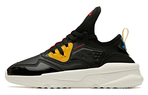 Anta Textile, Synthetic Leather Abrasion Resistant Height Increasing Low top Chunky Sneakers Men's