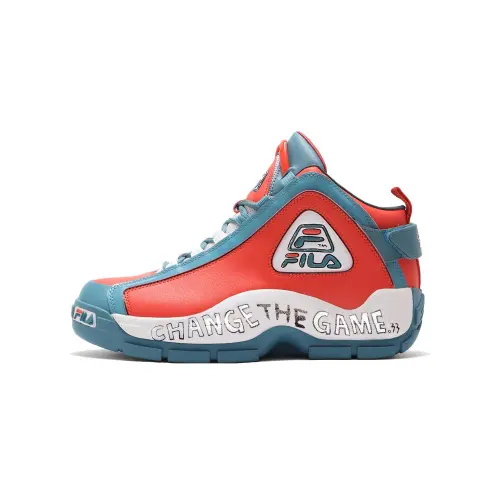 TM PAINT X ATMOS x FILA Grant Hill 2 Abrasion Resistant Mid top Vintage Basketball Shoes Men's