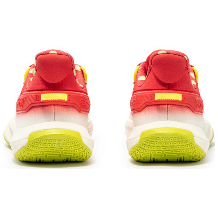 361° Bonded Qicheng Slip Resistant Abrasion Resistant Low top Basketball Shoes Men’s Red White