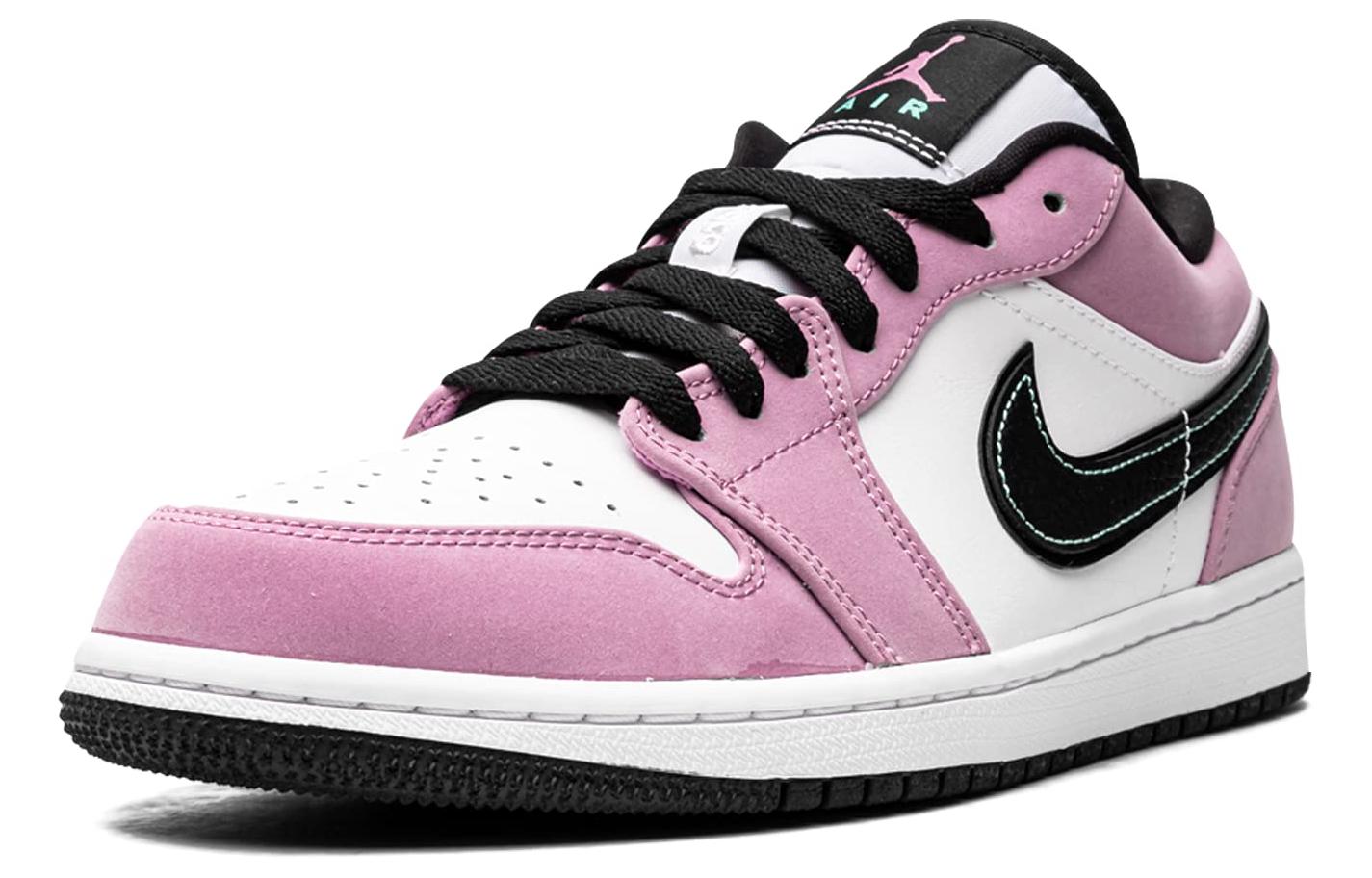 Jordan 1 Low Se Violet Shock White Black