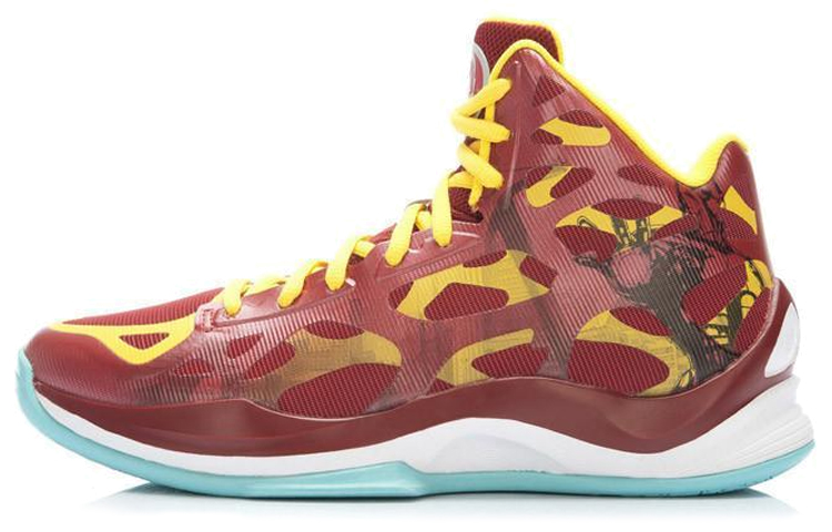 Li Ning BB LITE 3 The Avengers Collection Iron Man Textile, Synthetic Leather, TPU