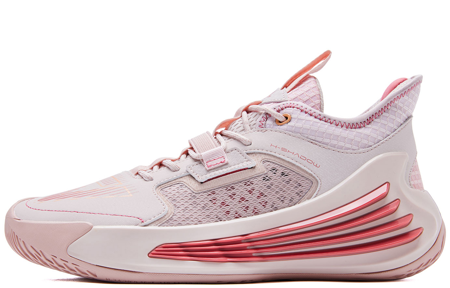 PEAK Basketball Shoes Men’s Low Top Rose Pink