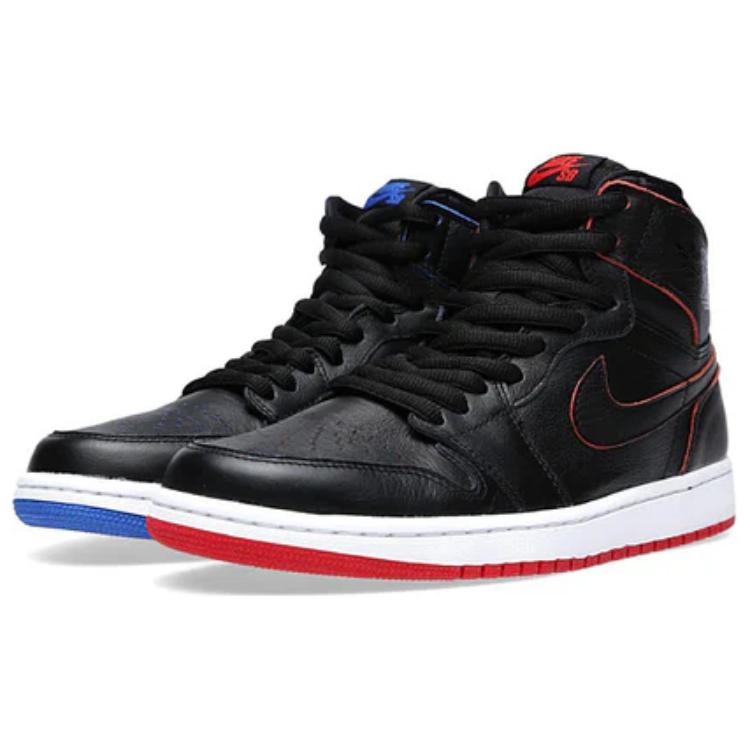 Мужские кроссовки Jordan Air Jordan 1 SB Lance Mountain Black (черные) — Чёрный / красный / синий — фото 2