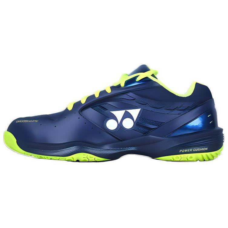 YONEX Cushioning Slip Resistant Low top Badminton Shoes Unisex Blue Green Yellow