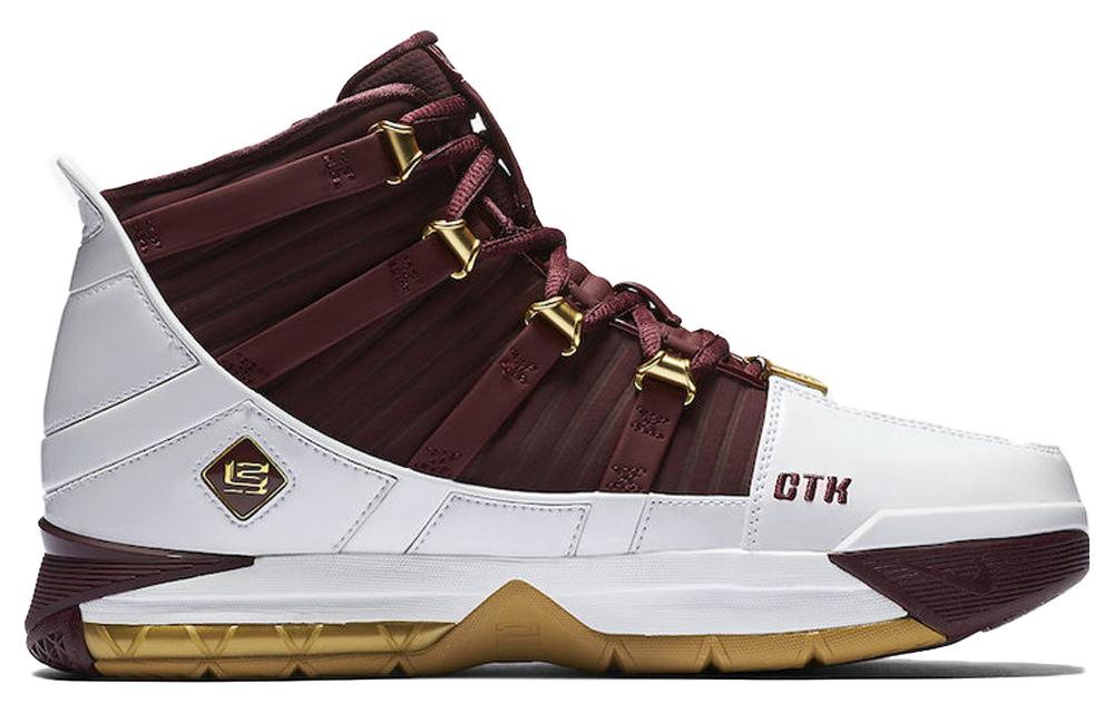 Мужские кроссовки Nike Lebron 3 Christ The King 2018 (красные) — Красный — фото 2