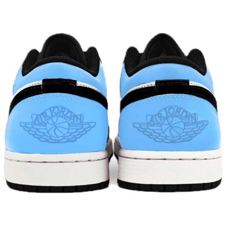 Jordan Air Jordan 1 Abrasion Resistant Vintage Basketball Shoes Unisex Blue Black