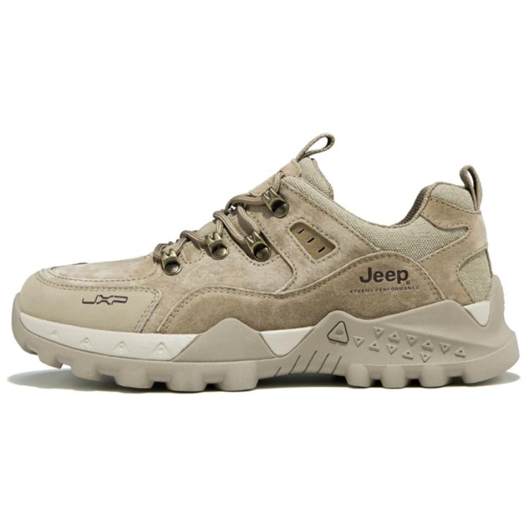 Jeep Abrasion Resistant Abrasion Resistant Low top Mountaineering Shoes Men’s Light Khaki