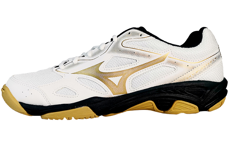 Кроссовки Mizuno Sky Blaster CN (бело-золотые)