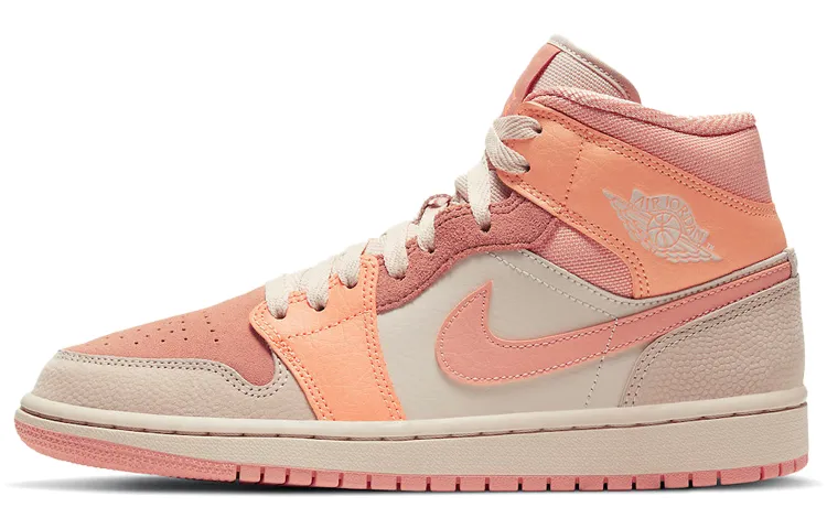 Air Jordan 1 Mid 'Apricot' Women's