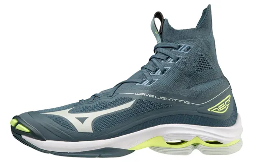 Mizuno Wave Lightning Neo Volleyball Shoes Unisex High Top Blue