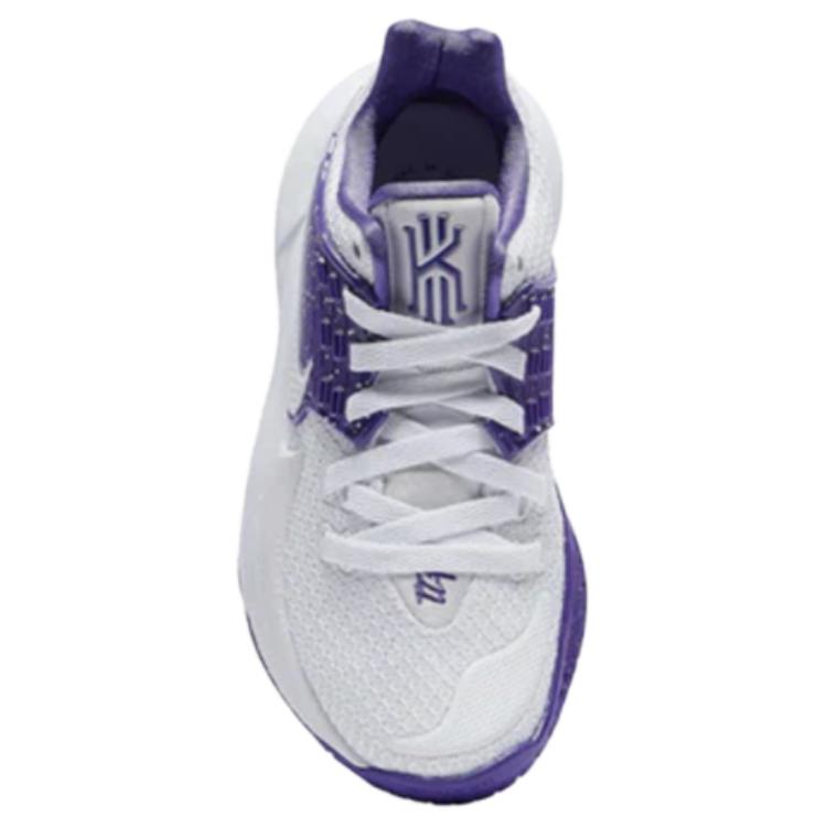 Мужские кроссовки Nike Kyrie Low 2 (бело-пурпурные) — Белыйфиолетовый — фото 3