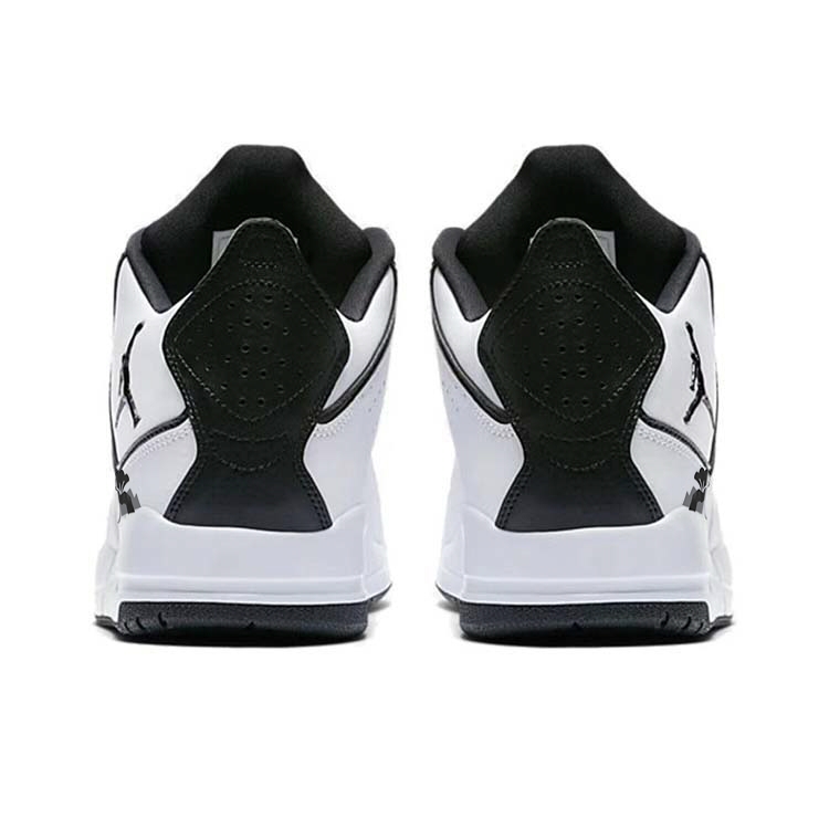 Jordan Courtside 23 Abrasion Resistant Mid top Vintage Basketball Shoes Men’s Black White