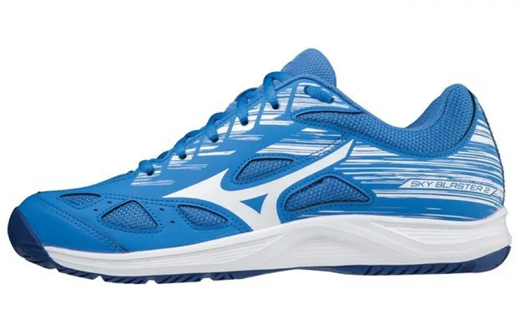 Mizuno Blast Badminton Shoes Unisex Low Top Blue/White