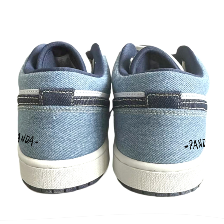 Jordan Air Jordan 1 Vintage Basketball Shoes Men’s Low Top White/Blue