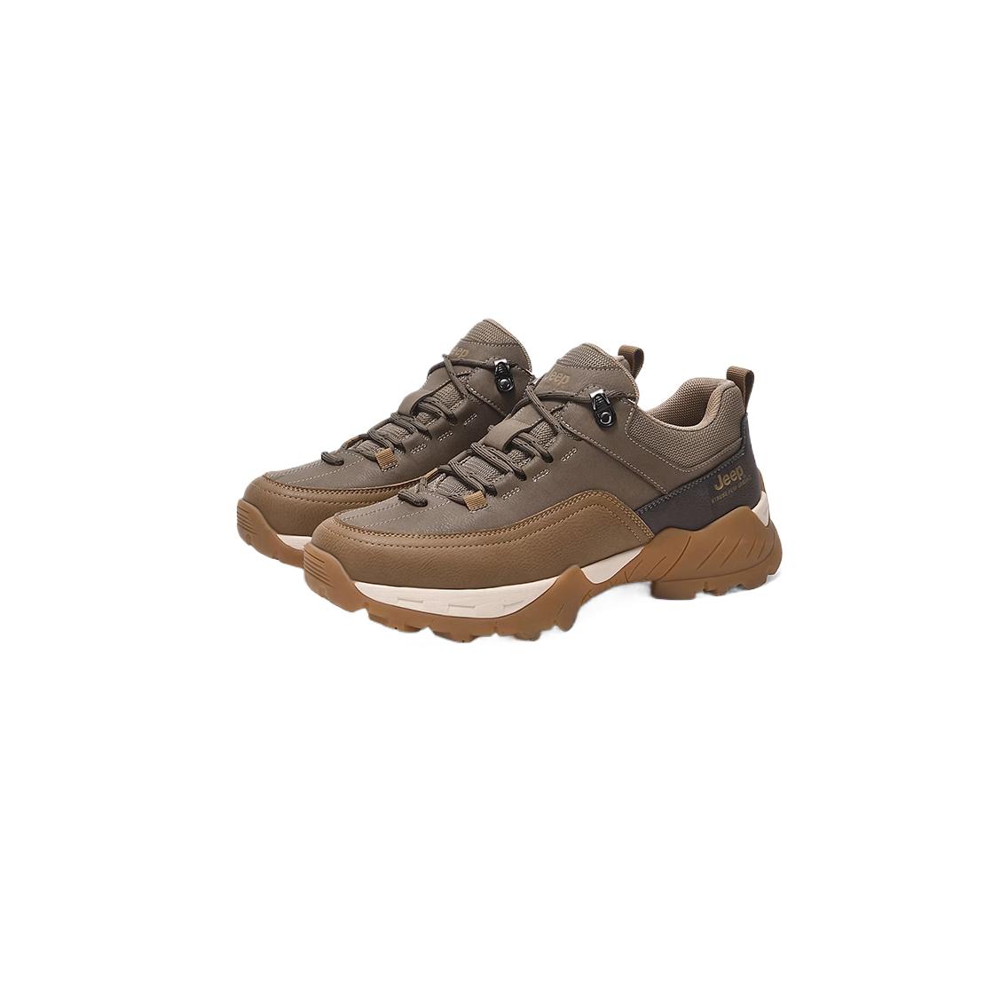 Jeep Comfortable Low top Mountaineering Shoes Men’s Khaki