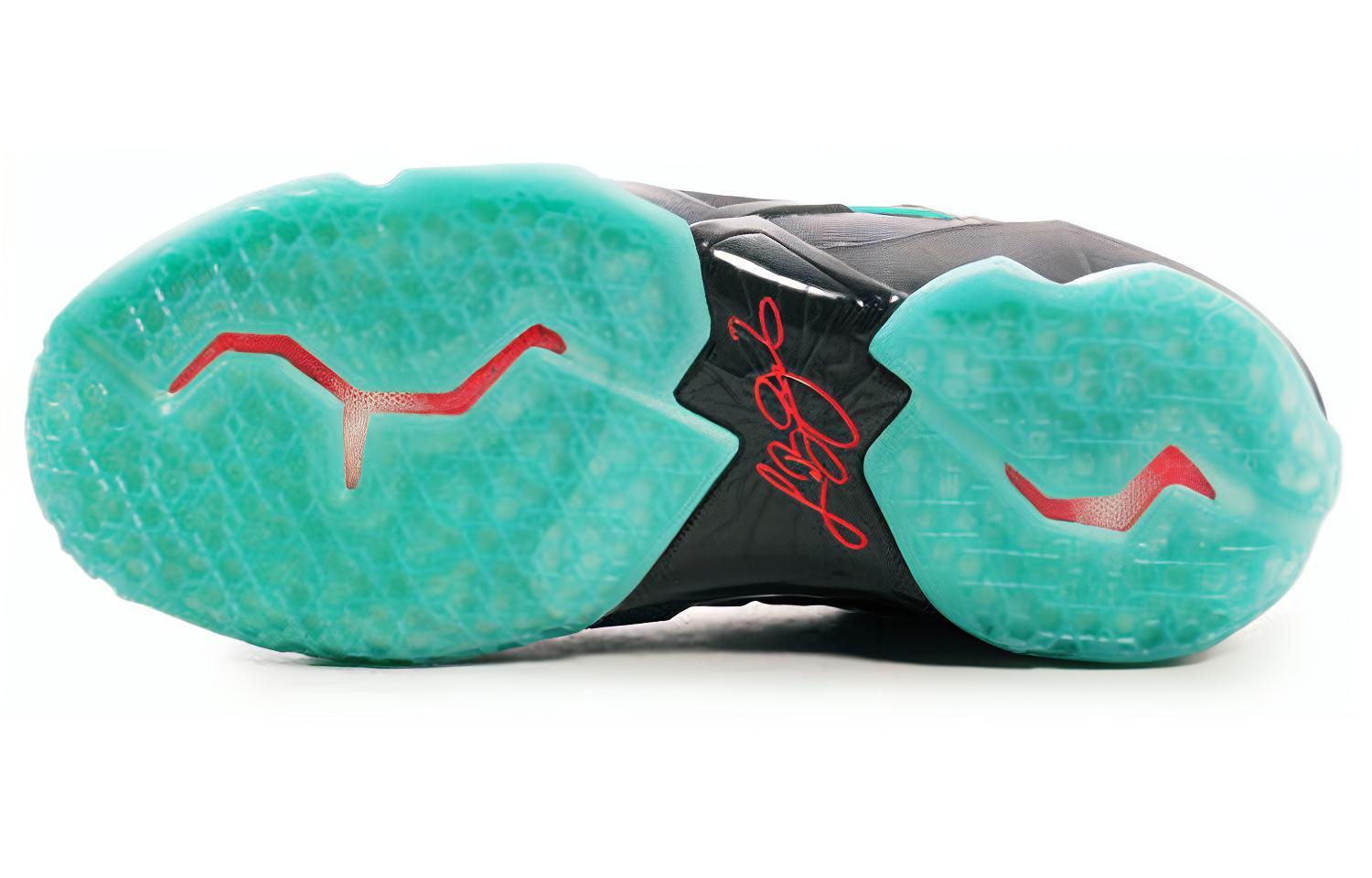 Мужские кроссовки Nike Lebron 11 Diffused Jade 11 (черный / зеленый) — Чёрный / зелёный — фото 5