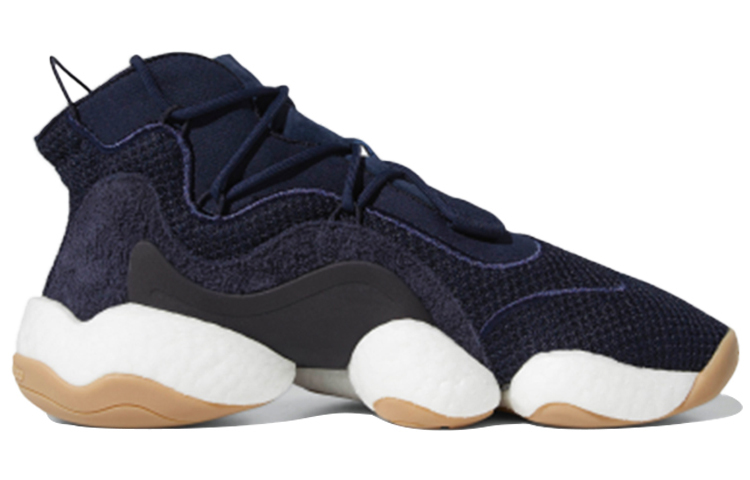 Мужские кроссовки adidas originals Crazy BYW (бело-синие) — Синий / белый — фото 2