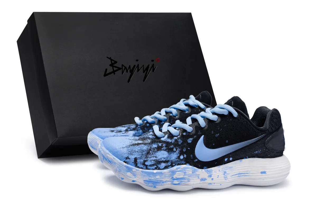 Nike Hyperdunk 2017 811 Manufacturing, Flame Devouring Shadow Dark Blue Abrasion Resistant Abrasion Resistant Low top