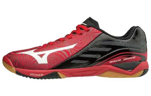 Mizuno Wave Drive Training Shoes Unisex Low Top Red/Black