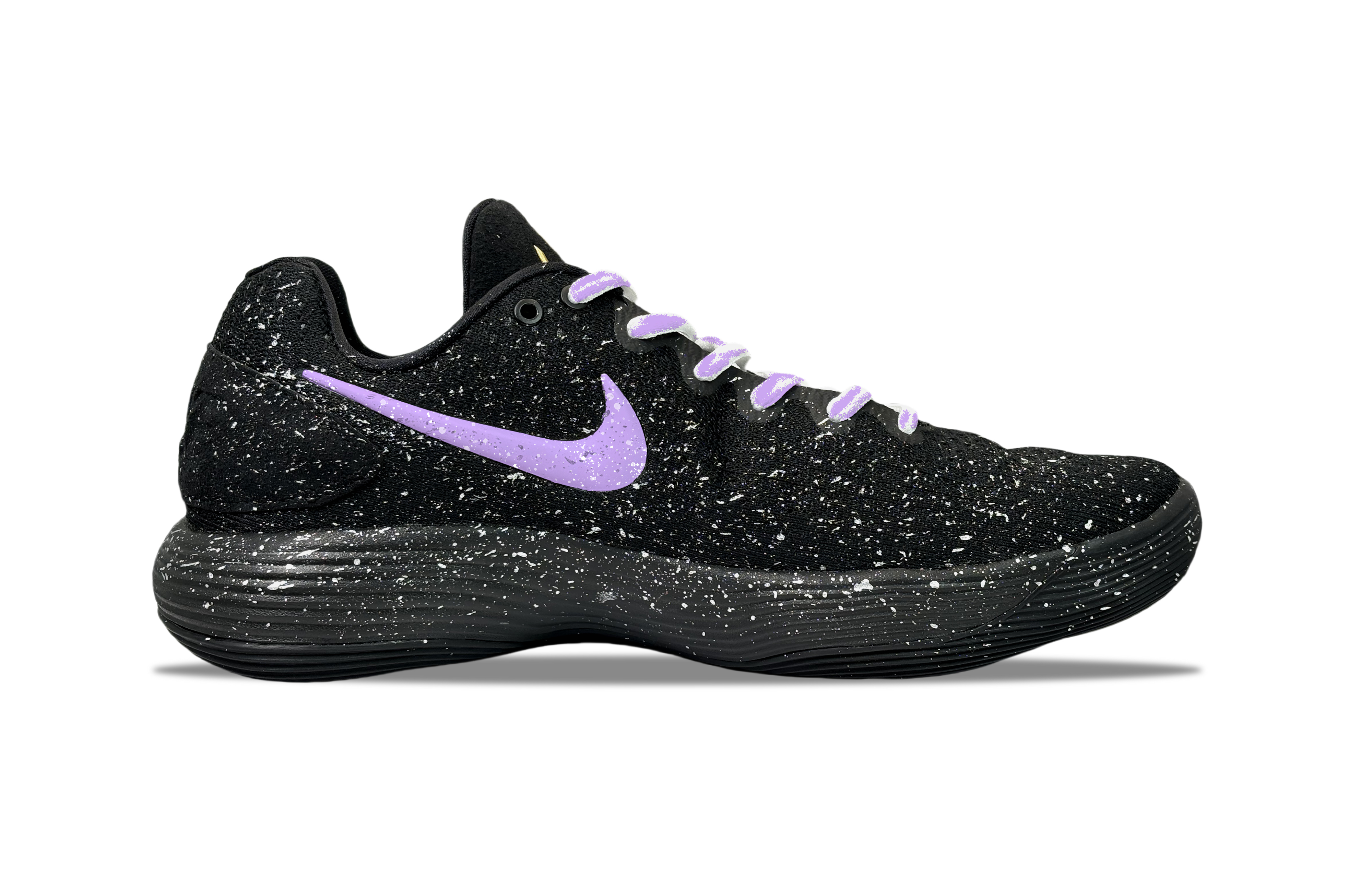 Nike Hyperdunk 2017 YDCC Purple Mist Baby’s Breath, Box Abrasion Resistant Low top Basketball Shoes Unisex Black Purple