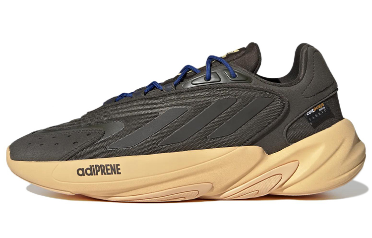 Adidas Originals Ozelia Leather Sports Abrasion Resistant Low top Casual Shoes Men's Brown