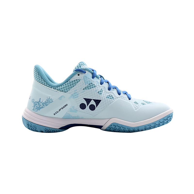YONEX Slip Resistant Coverage Support Rebound Low top Badminton Shoes Unisex Light Blue