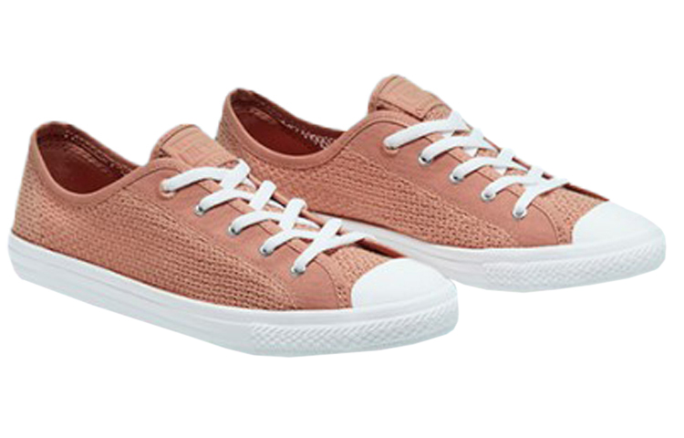Женские кеды Converse Chuck Taylor All Star Daily Summer Getaway (бело-розовые) — Белыйрозовый — фото 3