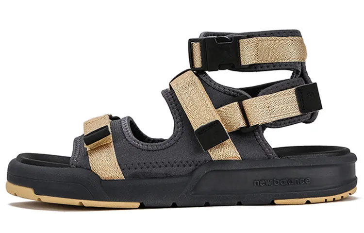 New Balance Unisex 4243 Series Sandals Black/Gold