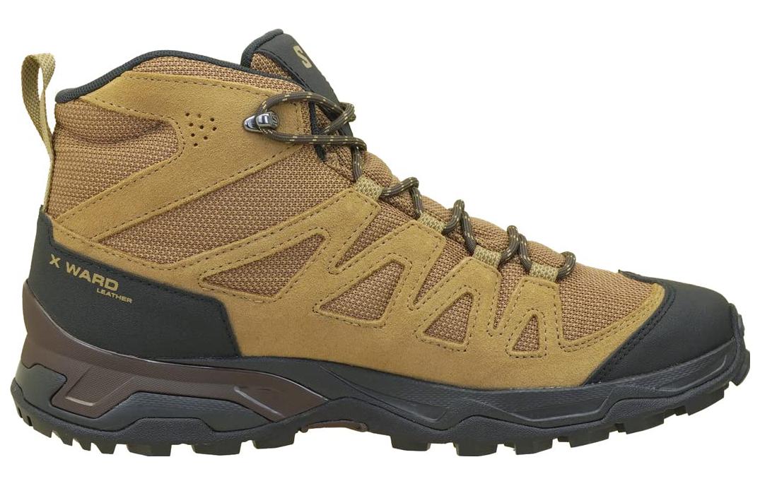 SALOMON X Ward Cushioning Mid top Outdoor Shoes Men’s Burnt Earth