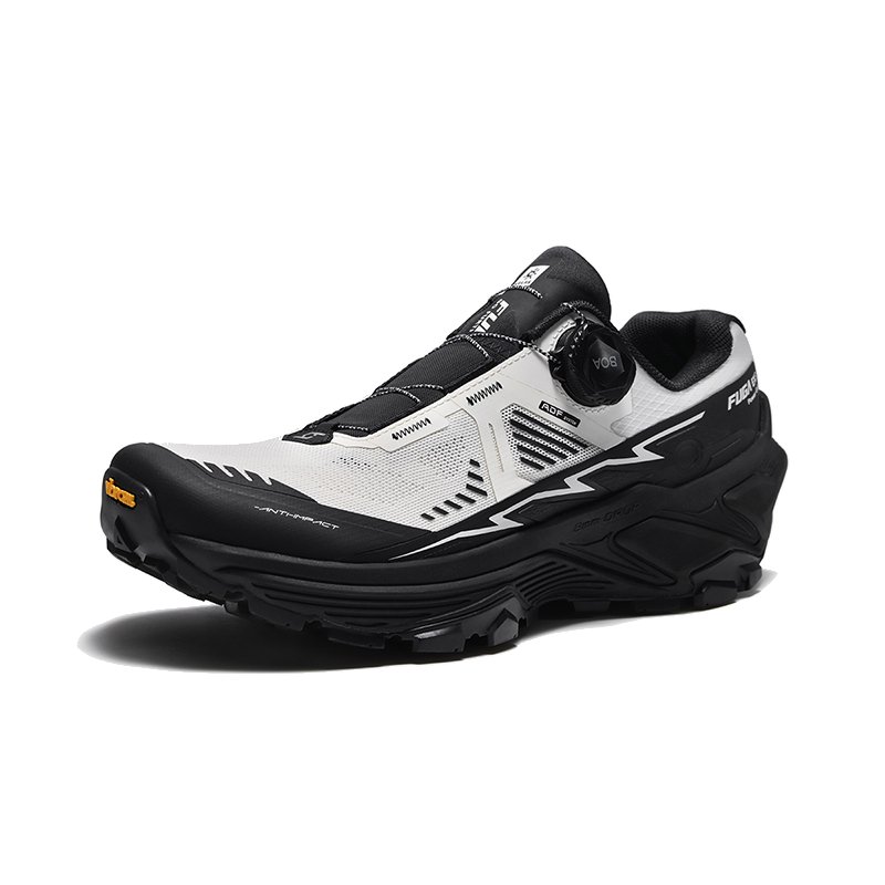 KAILAS FUGA EX3 BOA Trail Running Shoes Men’s Low Top Unbleached Original Color/Ink Black