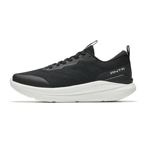 Anta Variety Training Collection Slip Resistant Abrasion Resistant Low top Training Shoes Men's Black
