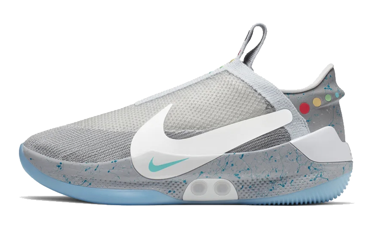 Мужские кроссовки Nike Adapt BB Mag Wolf Grey (серые)