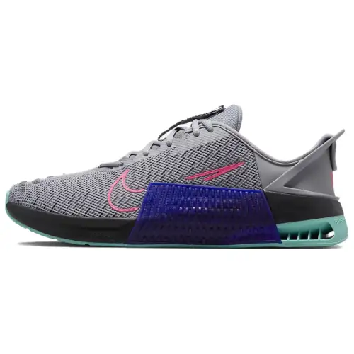 Nike Metcon 9 EasyOn, comfortable and lightweight, non-slip and wear-resistant, low-top training shoes, men's gray pink