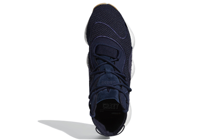 Мужские кроссовки adidas originals Crazy BYW (бело-синие) — Синий / белый — фото 5