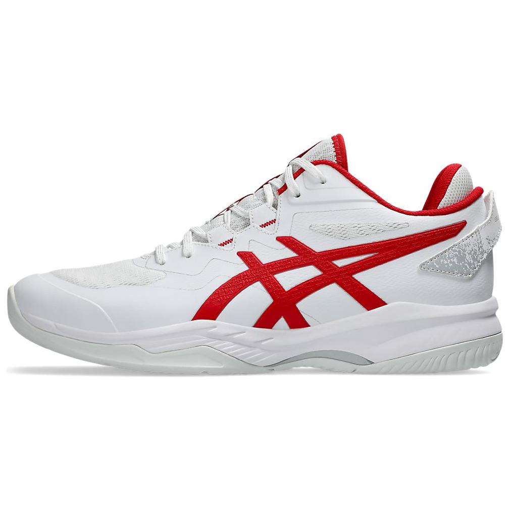 Asics GEL FASTBLAZE Comfortable Abrasion Resistant Low top Basketball Shoes Men's White Red