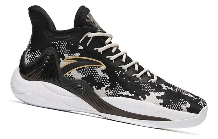 Anta Mountain 2 Support Textile, Synthetic Leather, TPU Cushioning Slip Resistant Abrasion Resistant Coverage Mid top