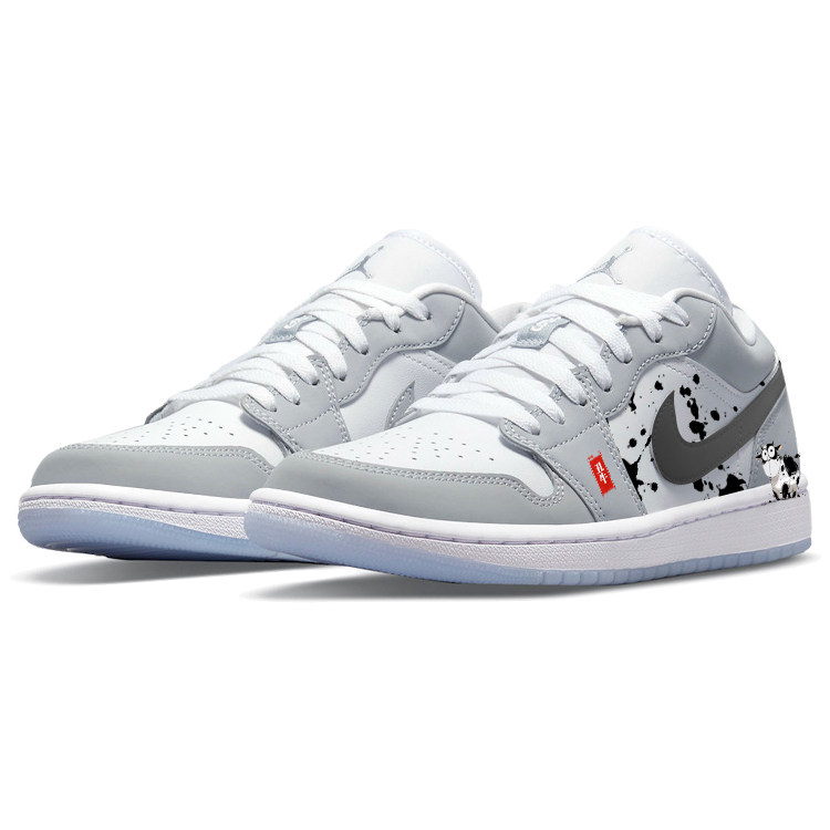 Jordan Air Jordan 1 Cushioning Slip Resistant Cushioning Slip Resistant Low top Vintage Basketball Shoes Women’s