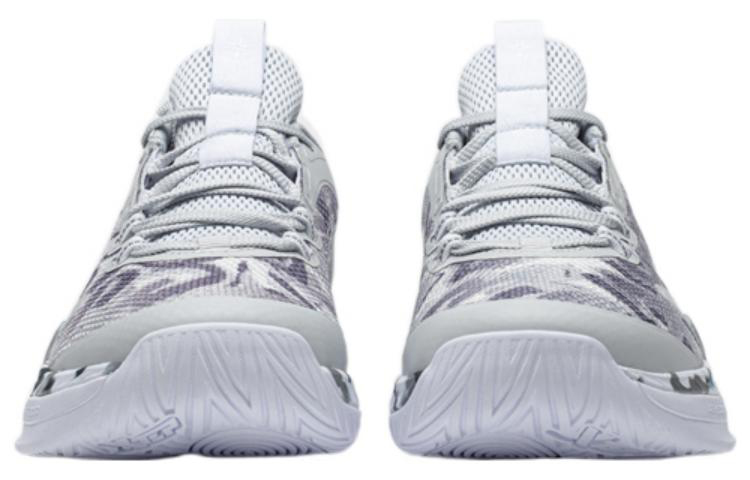 XTEP Lin Generation Basketball Shoes Men’s Low Top Moonlight Gray