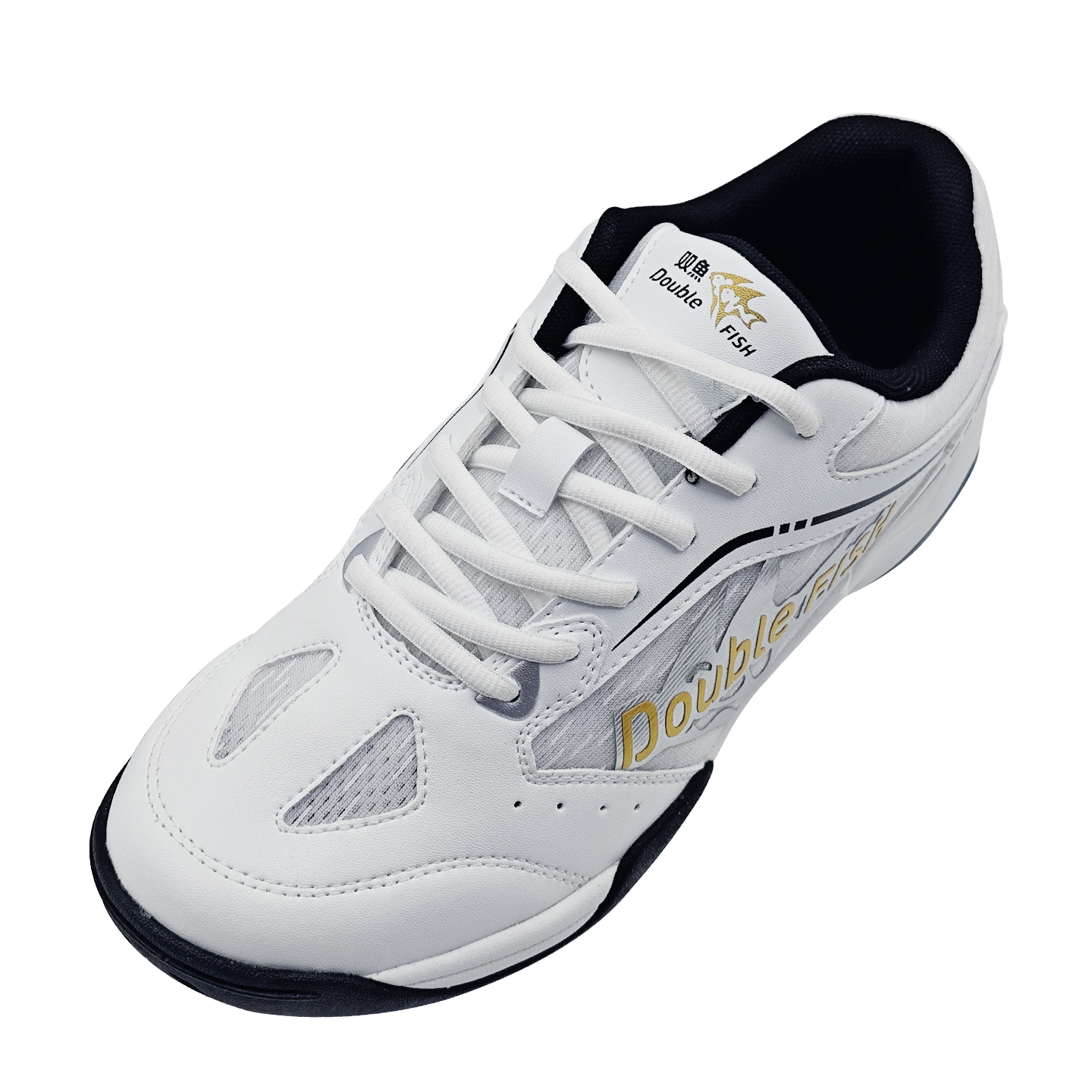 DOUBLEFISH Sharp And Tenacious Table Tennis And Badminton Overall Training Shoes PU, Mesh