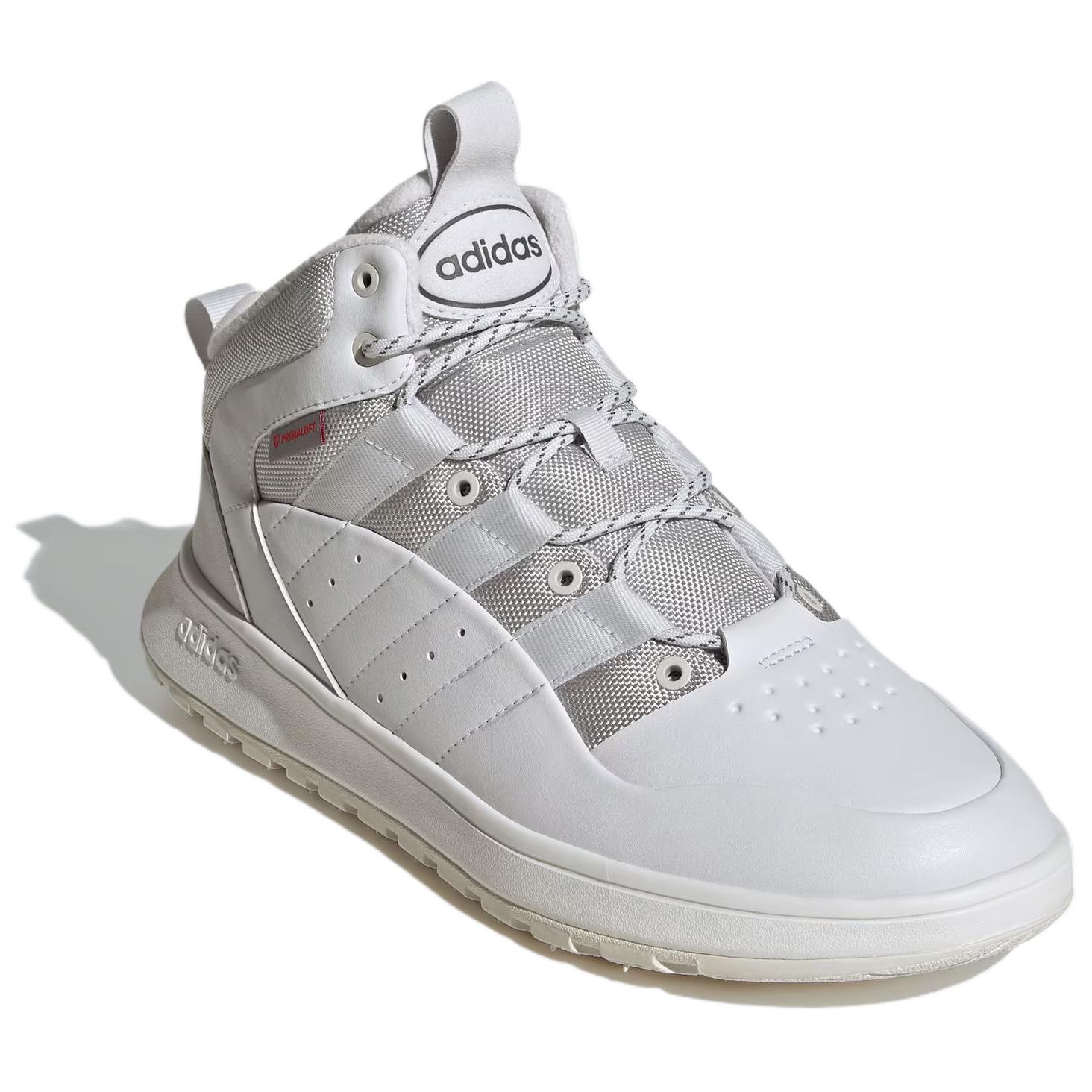 Adidas Abrasion Resistant Mid top Basketball Shoes Unisex White