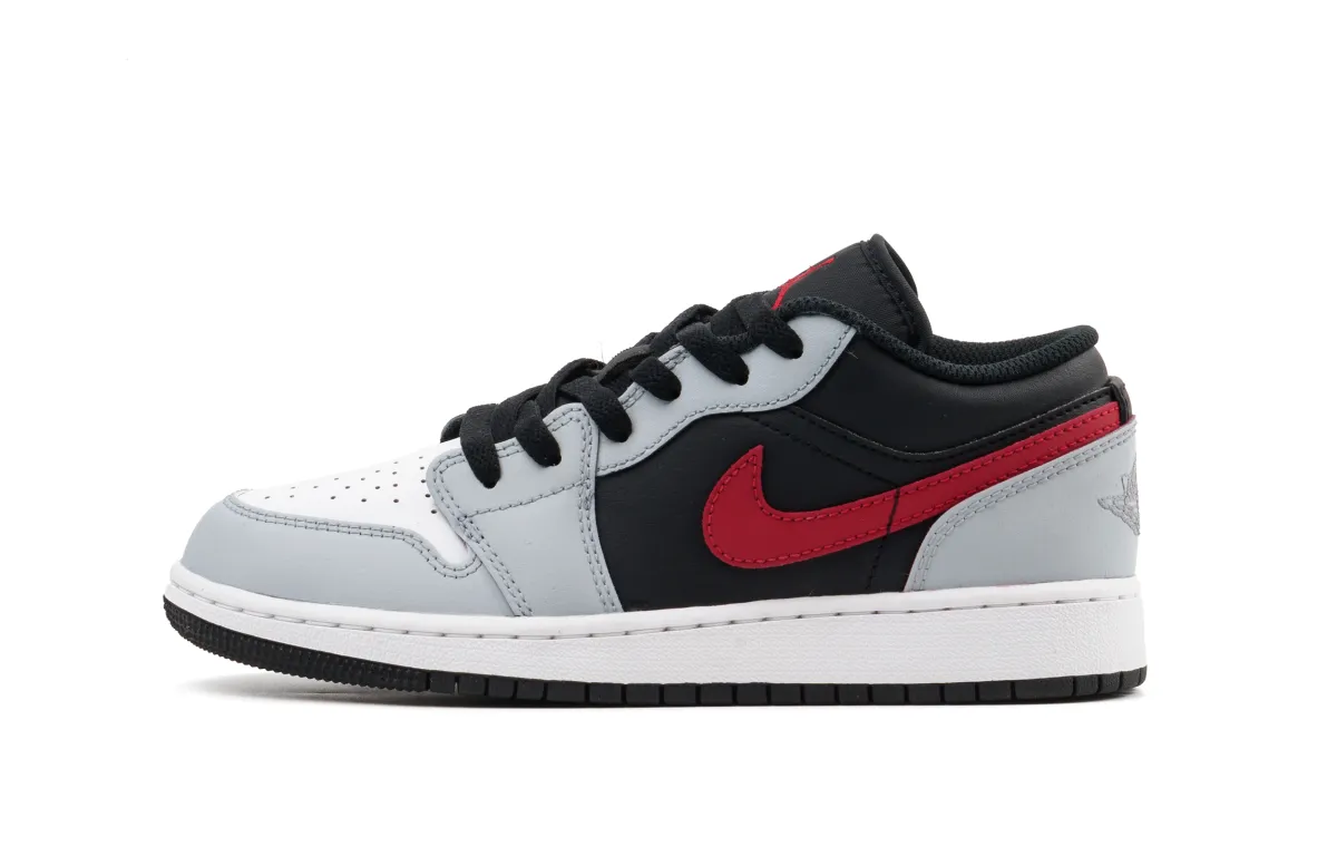 Jordan Air Jordan 1 Cushioning, Wear Resistant Low top Vintage Basketball Shoes Unisex Light Gray