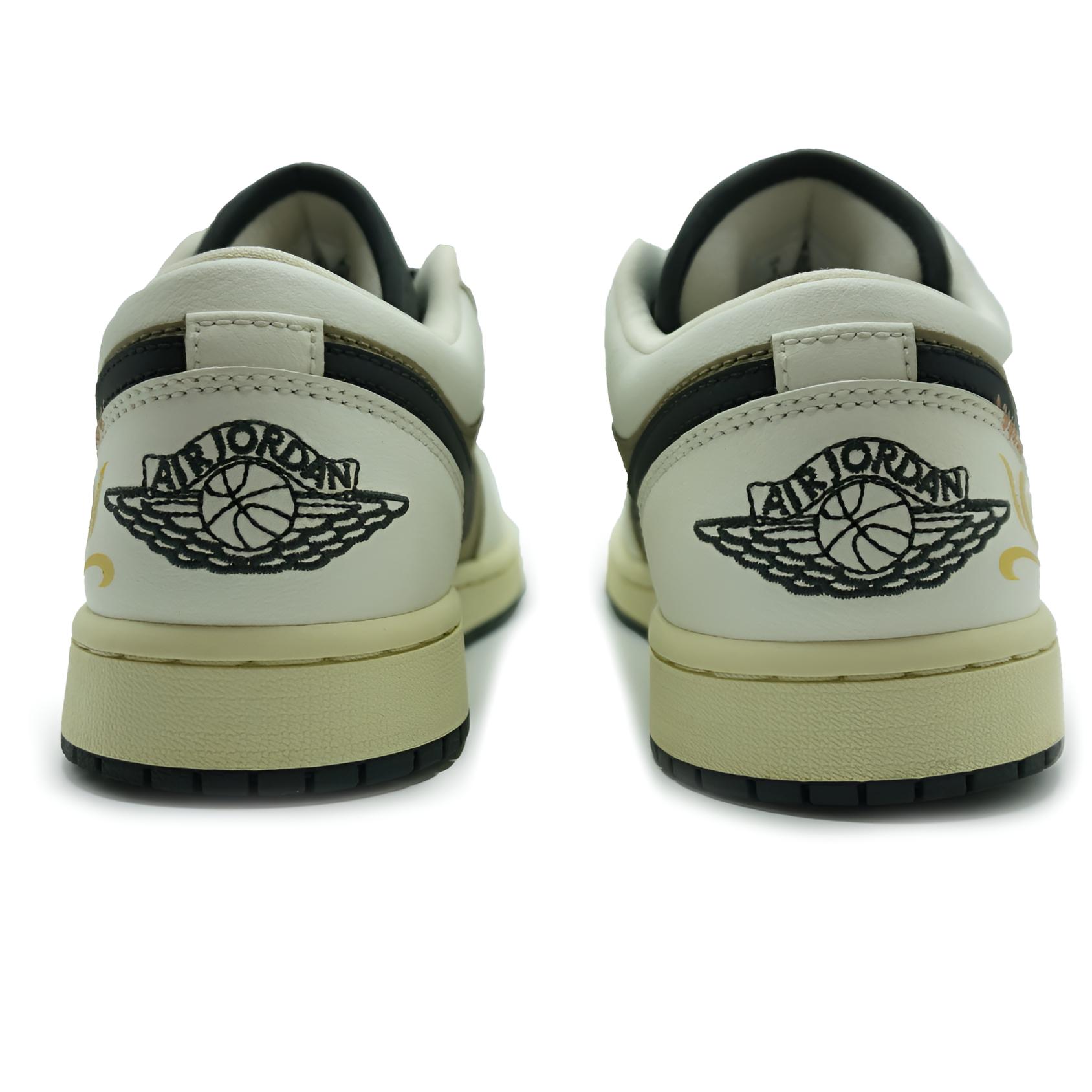 Jordan Air Jordan 1 Abrasion Resistant Low top Vintage Basketball Shoes Unisex