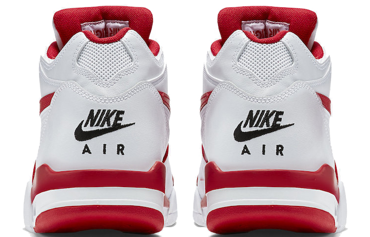 Кроссовки Nike Air Flight 89 (бело-красные) — фото 4