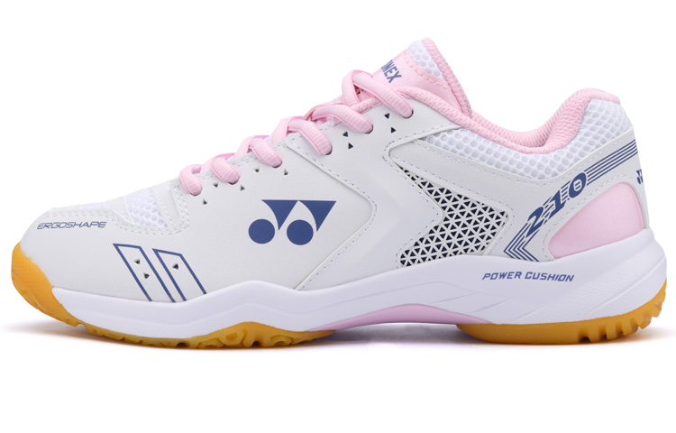 YONEX Yonex Power Cushion/Power Cushion Series Comfortable and Breathable Low-top Badminton Shoes Women's White Water Pink