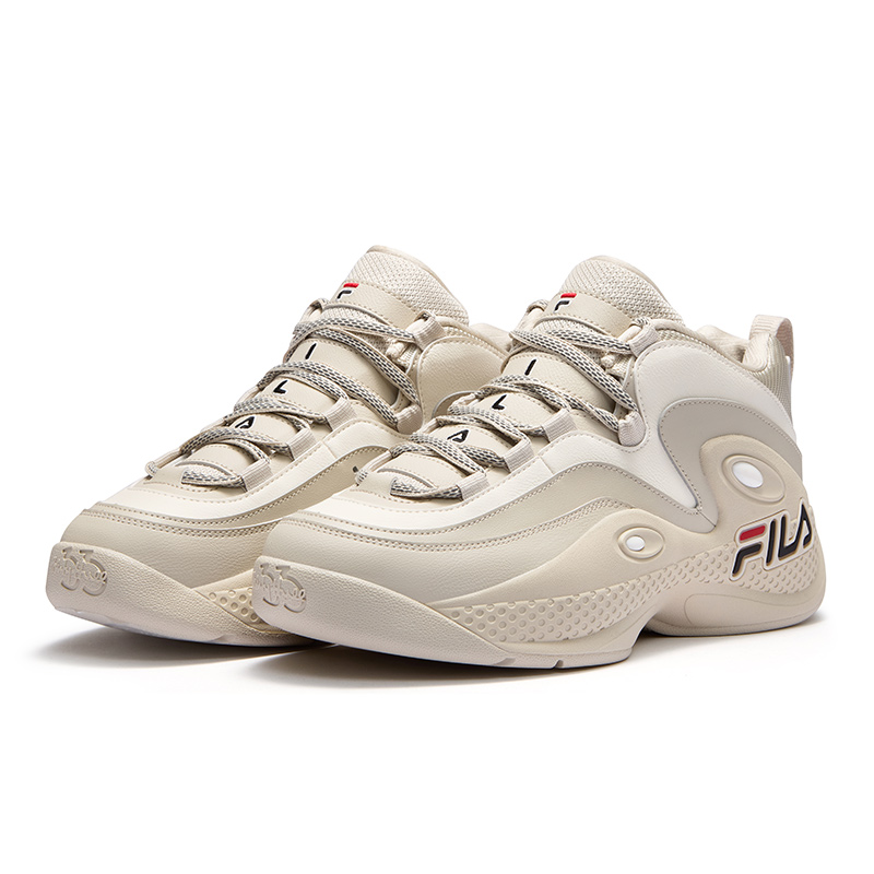 FILA FUSION GH3 Abrasion Resistant Low top Vintage Basketball Shoes Men’s Brown White