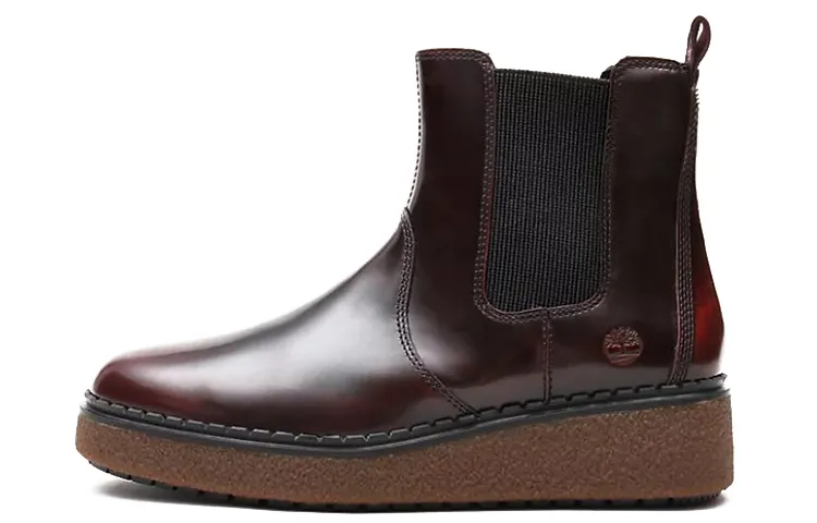 Timberland BLUEBELL LANE Crew Chelsea Boots Women's Burgundy