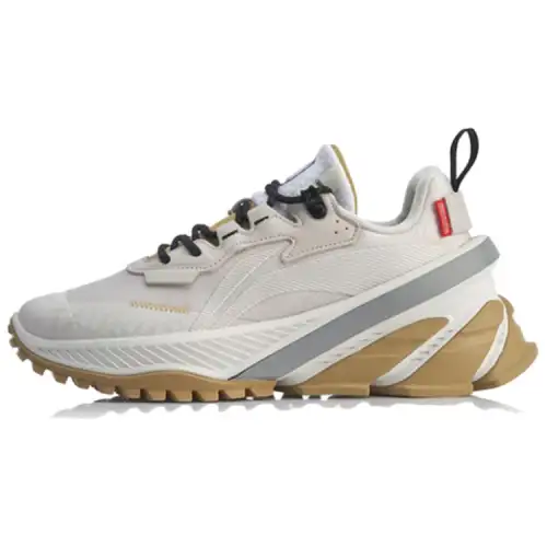 Li Ning Bulls Low top Chunky Sneakers Men's White Brown