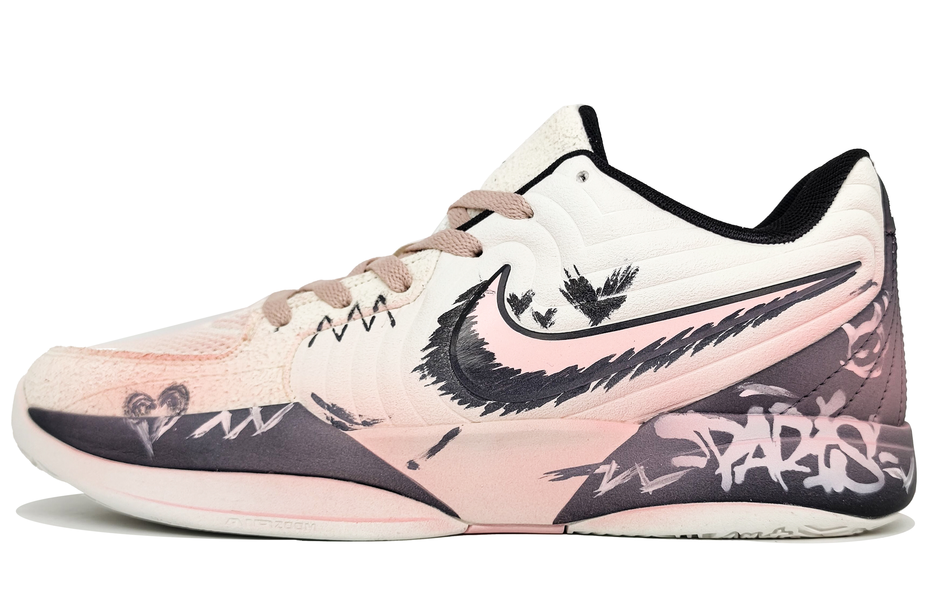 Nike Ja Morant 2 Abrasion Resistant Low top Basketball Shoes Unisex Energetic Pink